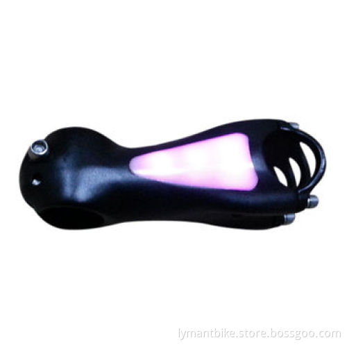 Bicycle stem with LED light, 3D forged, Extension 100mm, aluminum alloy 6061 bike stem